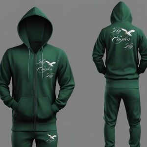 Green & white Mast3r Fashion Philly sports sweatsuit